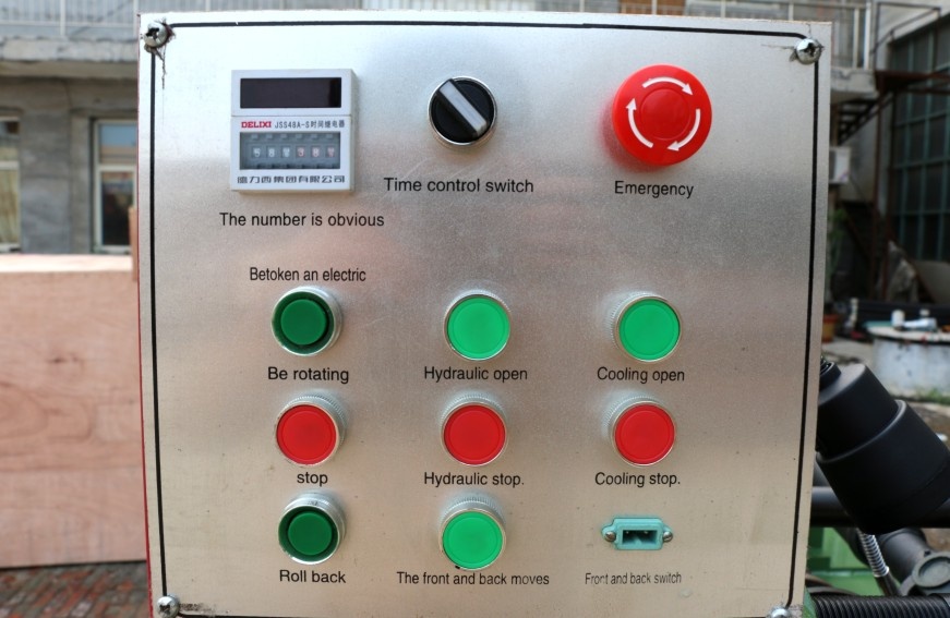 Automatic Hydraulic Thread Rolling Machine-Control Panel