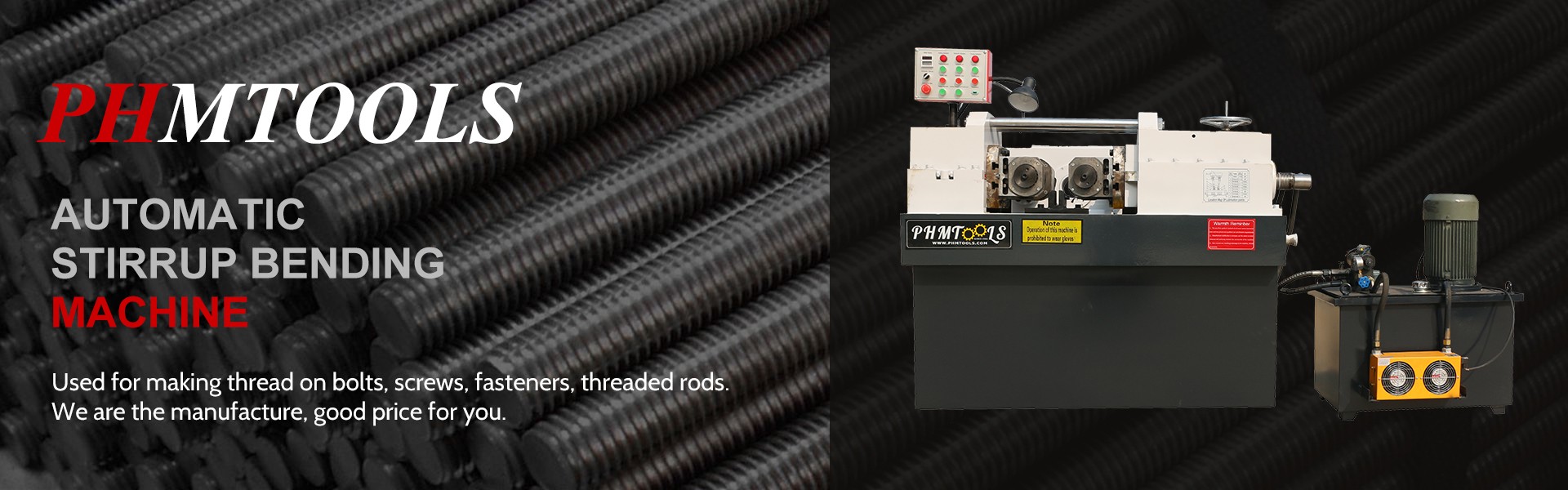 PHMTOOLS Thread rolling machine