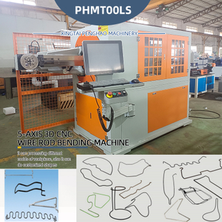 5-axis 3D CNC wire rod bending machine