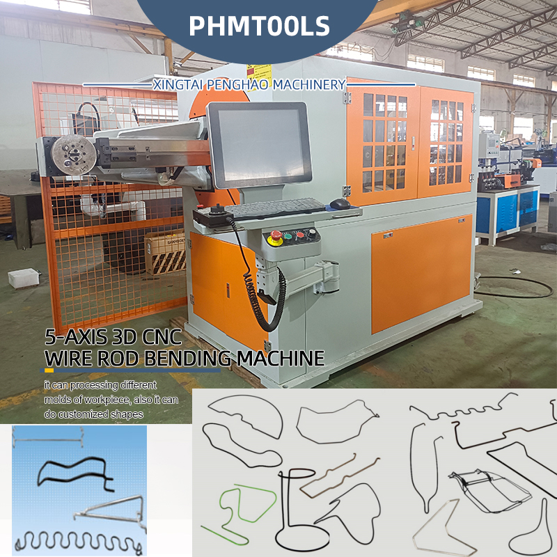 5-axis 3D CNC wire rod bending machine