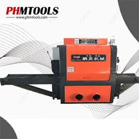 Through chain saw machine